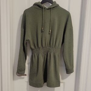 ba&sh Olive Hooded Mini Dress